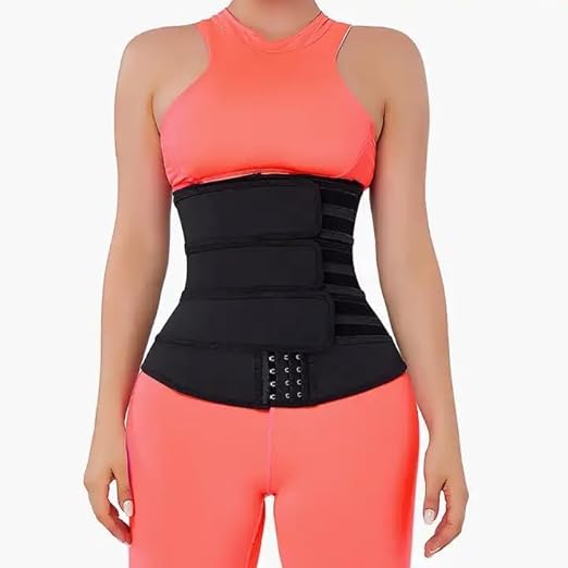 WALI SPORTS Adjustable Waist Trainer for Women and Men - Sauna Bandage Slimming Belt for Effective Body Shaping and Fitness Support