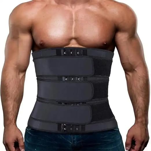 WALI SPORTS Adjustable Waist Trainer for Women and Men - Sauna Bandage Slimming Belt for Effective Body Shaping and Fitness Support