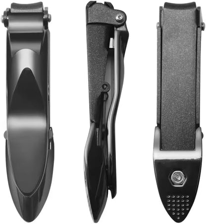 Nail Clippers for Men and Women with Nail Catcher, Ergonomic Lever Keep Fingernails and Toenails Impeccably Manicured