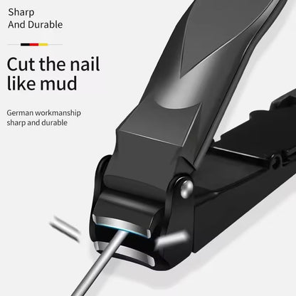 Nail Clippers for Men and Women with Nail Catcher, Ergonomic Lever Keep Fingernails and Toenails Impeccably Manicured