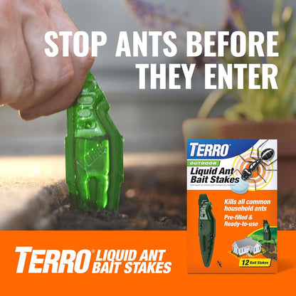 Terro Multi Surface Liquid Ant Baits with Adhesive Strips for Discreet baiting